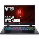 ACER Nitro 17 17.3" Gaming Laptop - IntelCore? i7, RTX 4060, 1 TB SSD, Black