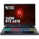 ACER Nitro 16 16 Gaming Laptop - AMD Ryzen 7, RTX 4070, 1 TB SSD, Black