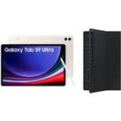 Samsung Galaxy Tab S9 Ultra 14.6" Tablet (1 TB, Beige) & Galaxy Tab S9 Ultra Slim Book Cove