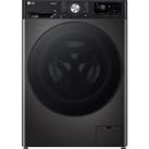 LG TurboWash 360 F2Y709BBTN1 WiFi-enabled 9 kg 1200 Spin Washing Machine - Platinum Black, Black