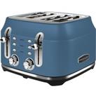 RANGEMASTER Classic Collection RMCL4S201SB 4-Slice Toaster - Stone Blue, Blue