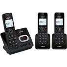 VTECH CS2052 Cordless Phone - Triple Handsets, Black