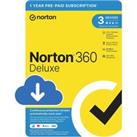 NORTON 360 Deluxe - 1 year for 3 devices, Download