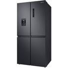 SAMSUNG Series 8 Twin Cooling Plus RF48A401EB4/EU Fridge Freezer - Gentle Black Matte, Black