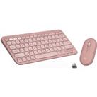 LOGITECH Pebble 2 MK380 Wireless Keyboard & Mouse Set - Rose