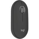 LOGITECH Pebble 2 M350S Wireless Optical Mouse - Graphite, Black,Silver/Grey