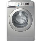 INDESIT BWA 81485X S UK N 8 kg 1400 Spin Washing Machine - Silver, Silver/Grey