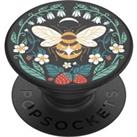 POPSOCKETS PopGrip Swappable Phone Grip - Bee Boho, Black,Patterned