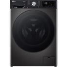 LG TurboWash 360 F4Y713BBTN1 WiFi-enabled 13 kg 1400 Spin Washing Machine - Platinum Black, Black