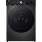 LG EZDispense F4Y710BBTA1 WiFi-enabled 10 kg 1400 Spin Washing Machine - Black, Black