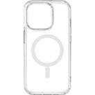 QDOS Hybrid Force Snap iPhone 15 Pro Case with MagSafe - Clear, Clear