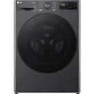 LG EZDispense F4Y509GBLA1 WiFi-enabled 9 kg 1400 Spin Washing Machine - Slate Grey, Silver/Grey