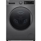 LG Steam F4T209SSE 9 kg 1400 Spin Washing Machine - Dark Silver, Black,Silver/Grey