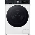 LG Counter-Depth MAX F2Y709WBTN1 WiFi-enabled 9 kg 1200 Spin Washing Machine - White, White