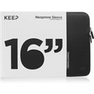 KEEP KE-ALSPRO162-BLK 16" MacBook Pro Sleeve - Black, Black