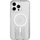 TECH21 Evo Crystal Kick iPhone 15 Pro Max Case with MagSafe - Clear & White, White,Clear