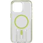 TECH21 Evo Crystal Kick iPhone 15 Pro Max Case with MagSafe - Clear & Lime, Clear,Green