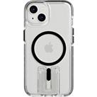 TECH21 Evo Crystal Kick iPhone 14 Case with MagSafe - Clear & Black, Black,Clear