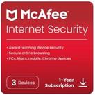 MCAFEE Internet Security - 1 year for 3 devices (download)