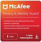 MCAFEE Privacy & Identity Guard - 1 year for 1 user (download)