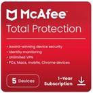 MCAFEE Total Protection - 1 year for 5 devices (download)