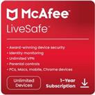 MCAFEE LiveSafe Premium Plus - 1 year (automatic renewal) for unlimited devices (download)