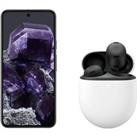 Google Pixel 8 (128 GB, Obsidian) & Pixel Buds Pro Wireless Bluetooth Noise-Cancelling Earbuds (