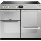 STOVES Sterling Deluxe D1000Ei ZLS Electric Induction Range Cooker - Stainless Steel & Chrome, S