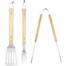 TOWER 4 Piece BBQ Tools Set - Stainless Steel, Stainless Steel