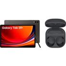 Samsung Galaxy Tab S9+ 12.4" Tablet (512 GB, Graphite) & Galaxy Buds2 Pro Wireless Bluetoot