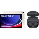 Samsung Galaxy Tab S9+ 12.4" Tablet (512 GB, Beige) & Galaxy Buds2 Pro Wireless Bluetooth N