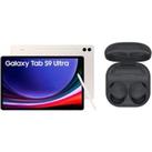 Samsung Galaxy Tab S9 Ultra 14.6" Tablet (1 TB, Beige) & Galaxy Buds2 Pro Wireless Bluetoot