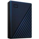 WD My Passport Portable Hard Drive for Mac - 5 TB, Blue, Blue