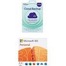 Microsoft 365 Personal (12 months (automatic renewal), 1 user) & Cloud Backup (4 TB, 1 year) Bun