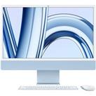 APPLE iMac 4.5K 24 (2023) - M3, 512 GB SSD, Blue, Blue