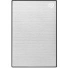 SEAGATE One Touch Portable Hard Drive - 1 TB, Silver, Silver/Grey