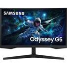 SAMSUNG Odyssey G5 LS27CG552EUXXU Quad HD 27 Curved VA LCD Gaming Monitor - Black, Black