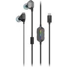 LENOVO Legion E510 7.1 RGB Gaming In-Ear Headphones - Grey, Silver/Grey