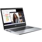 ACER Aspire 1 14 Refurbished Laptop - IntelCeleron, 128 GB eMMC, Silver (Very Good Condition), Silver/Grey