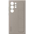 SAMSUNG Ultra Standing Grip Galaxy S24 Case - Taupe, Brown,Silver/Grey