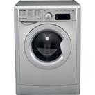 INDESIT EWDE 861483 S UK 8 kg Washer Dryer - Silver, Silver/Grey