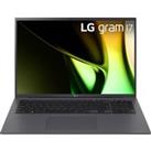 LG gram 17 17Z90S 17 Laptop - IntelCore? Ultra 7, 1 TB SSD, Dark Grey, Silver/Grey