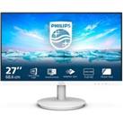 PHILIPS 271V8AW Full HD 27" LCD Monitor - White, White