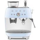 SMEG EGF03PBUK Bean to Cup Coffee Machine - Pastel Blue, Blue