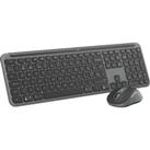 LOGITECH Signature Slim MK950 Wireless Keyboard & Mouse Set - Graphite