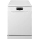 SMEG DF362DQB Full-size Dishwasher - White, White
