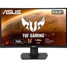 Asus TUF VG24VQE Full HD 23.6" VA Curved Gaming Monitor - Black, Black