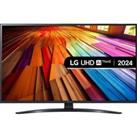 LG 86UT81006LA Smart 4K Ultra HD HDR LED TV with Amazon Alexa, Silver/Grey
