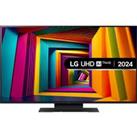 50 LG 50UT91006LA Smart 4K Ultra HD HDR LED TV with Amazon Alexa, Silver/Grey