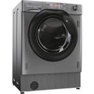 HAIER Series 4 HWQ90B416FWBR-UK Integrated 9 kg 1600 Spin Washing Machine, Black